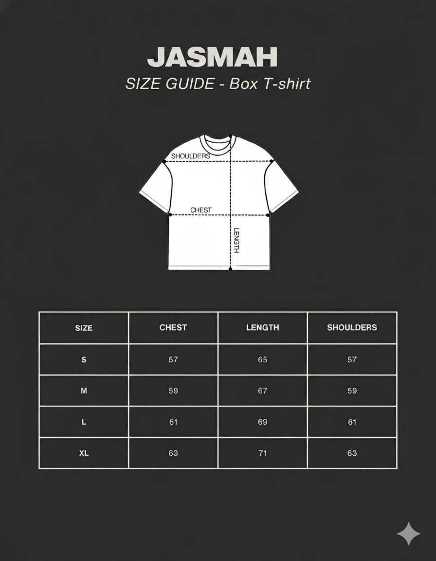 JASMAH  “Ethereal Crane” Oversized Tee