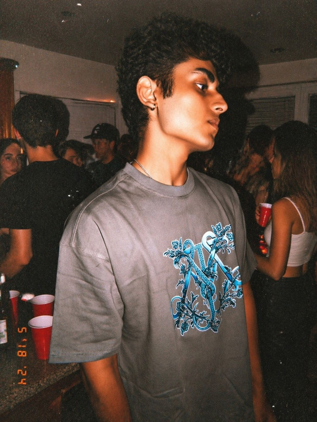 JASMAH  “Ethereal Crane” Oversized Tee