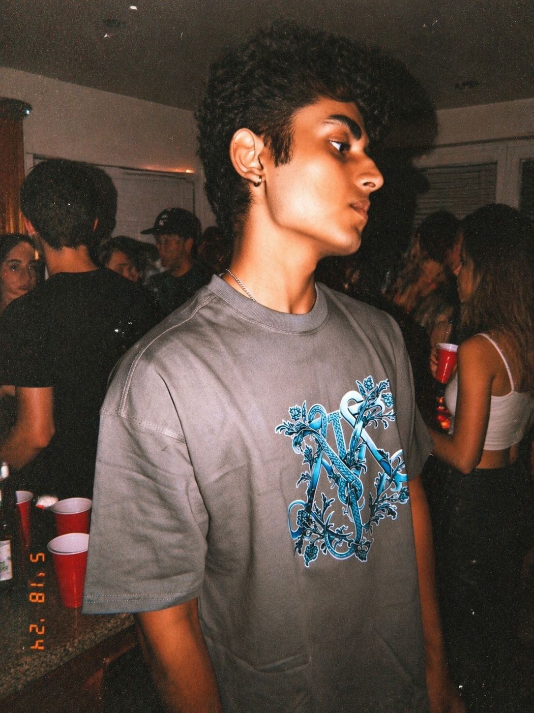 JASMAH  “Ethereal Crane” Oversized Tee